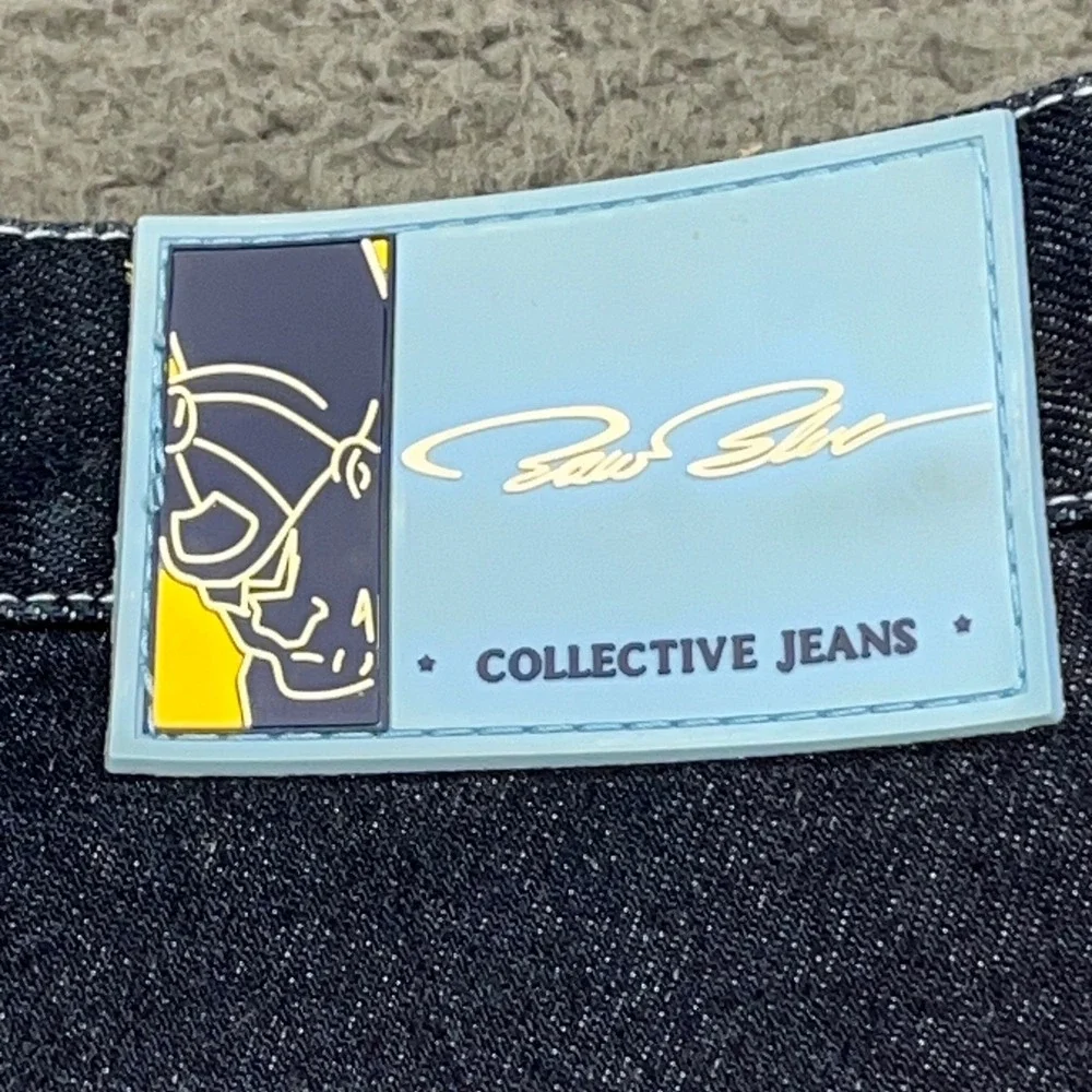 Raw Blue Collective Jeans Mens 36x32 Dark Wash Carpenter Denim Skater‎ Baggy Y2K
